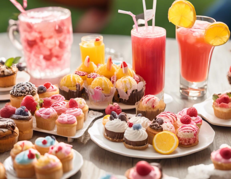 Indulge in Sweet Treats and Refreshing Drinks